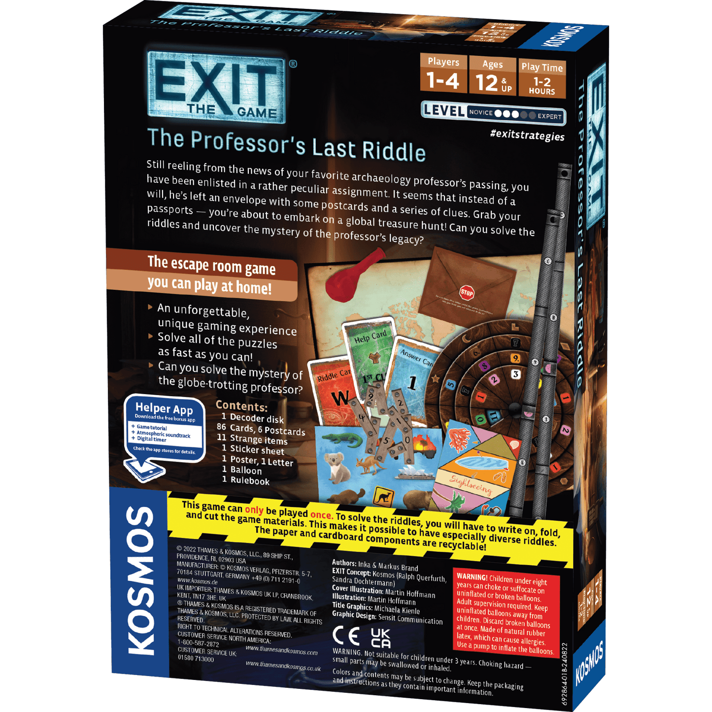 EXIT: THE PROFESSOR'S LAST RIDDLE - GamesLand Canada