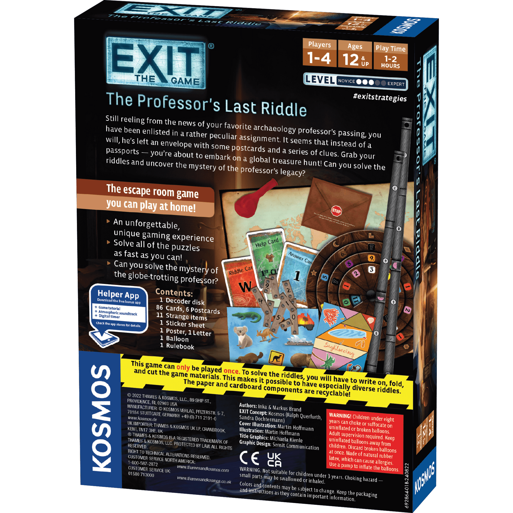 EXIT: THE PROFESSOR'S LAST RIDDLE - GamesLand Canada