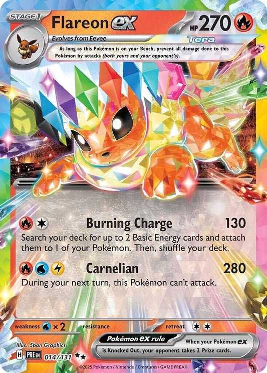 Flareon ex (014/131) (SV: Prismatic Evolutions) (PRE) - GamesLand Canada
