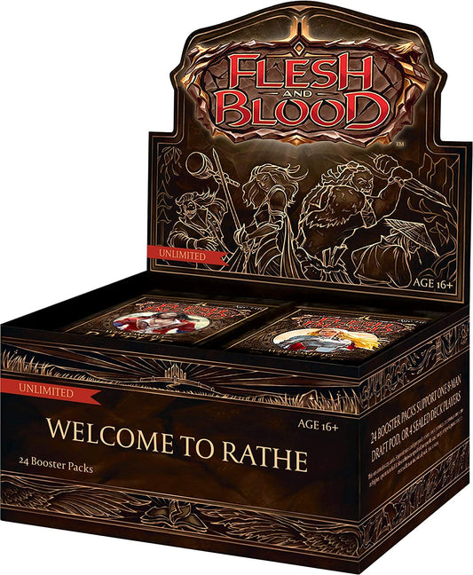 Flesh and Blood: Welcome to Rathe Unlimited Booster Box - GamesLand Canada