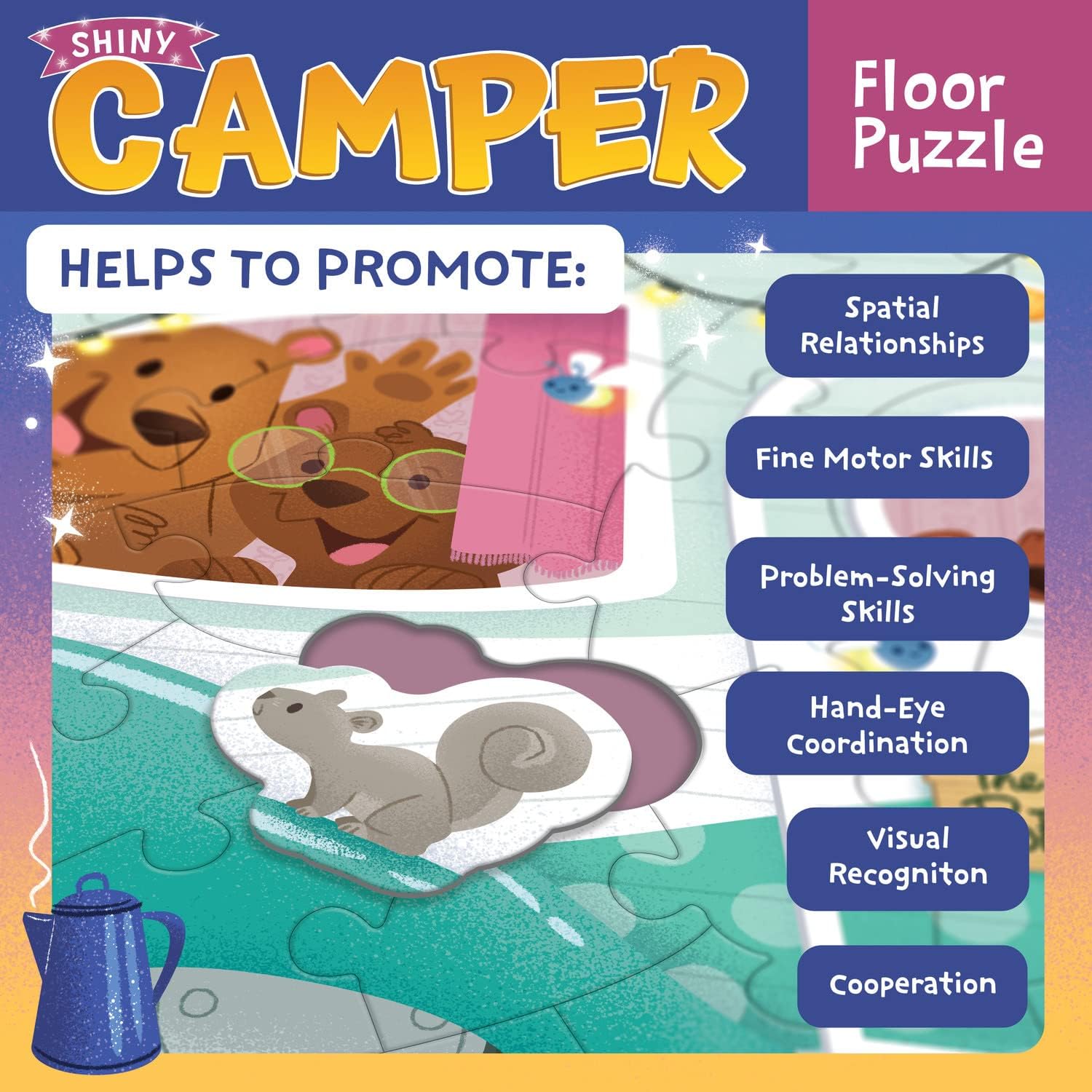 FLOOR PUZZLE CAMPER - GamesLand Canada