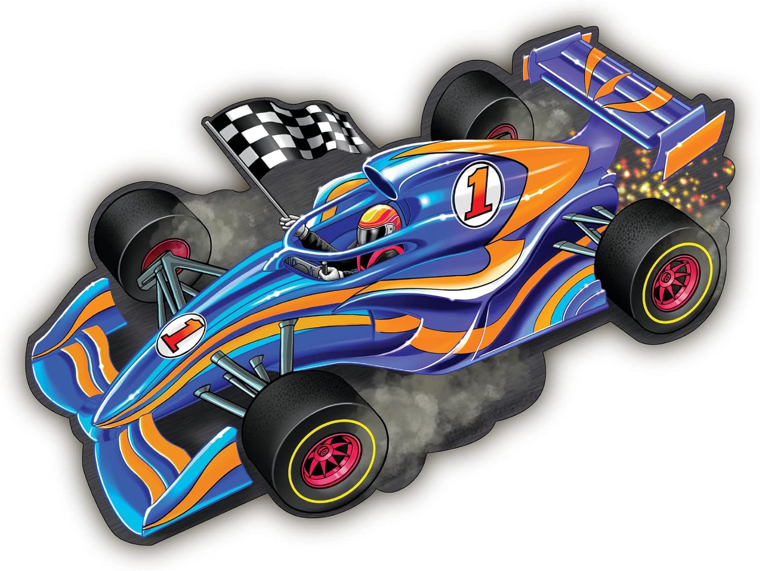 FLOOR PUZZLE RACECAR - GamesLand Canada