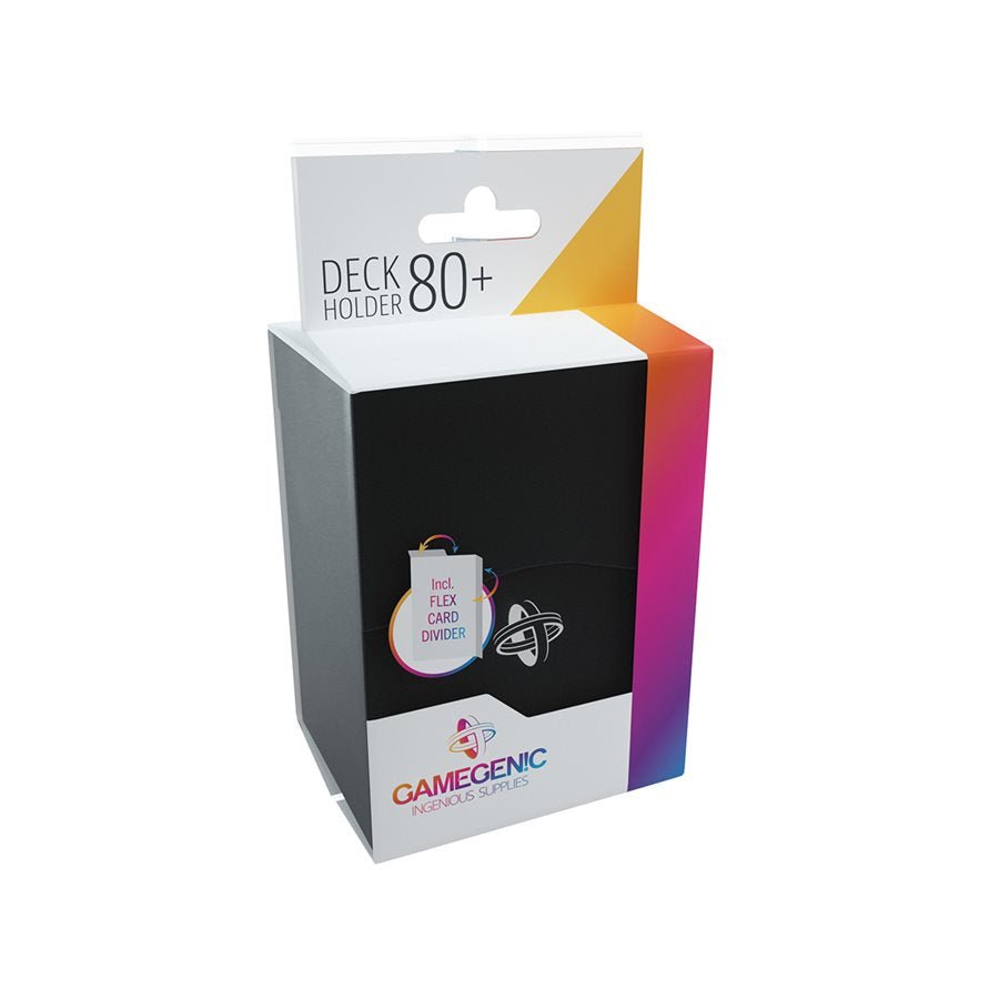 Gamegenic Deck Box: Deck Holder: Black (80 ct) - GamesLand Canada