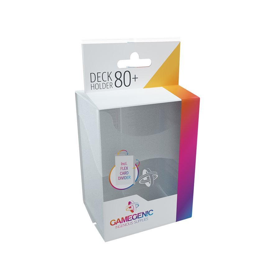 Gamegenic Deck Box: Deck Holder: Clear (80 ct) - GamesLand Canada