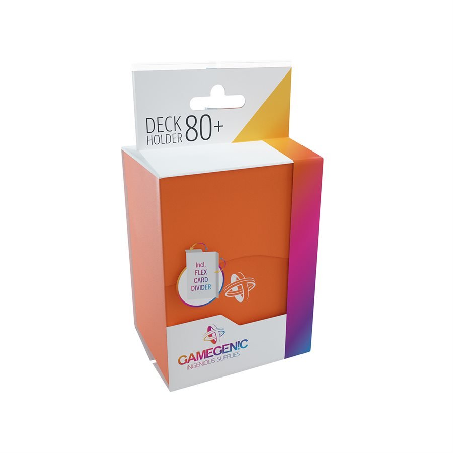 Gamegenic Deck Box: Deck Holder: Orange (80 ct) - GamesLand Canada