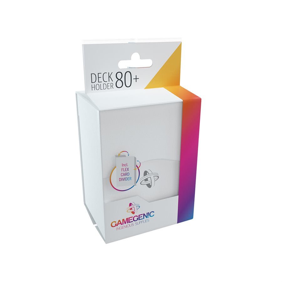 Gamegenic Deck Box: Deck Holder: White (80 ct) - GamesLand Canada