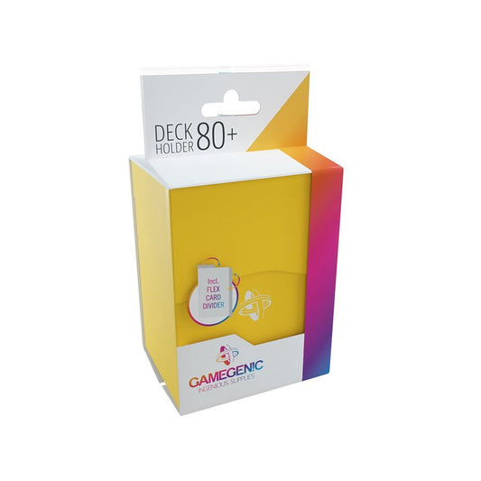 Gamegenic Deck Box: Deck Holder: Yellow (80 ct) - GamesLand Canada