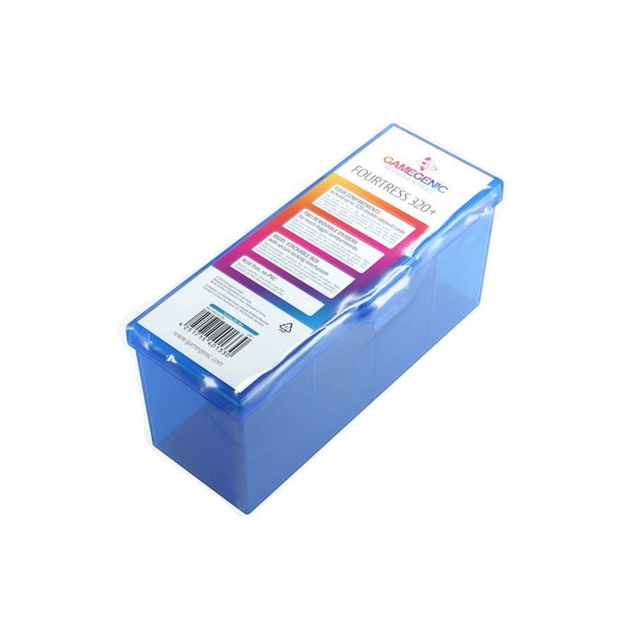 Gamegenic Deck Box: Fourtress: Blue (320 ct) - GamesLand Canada