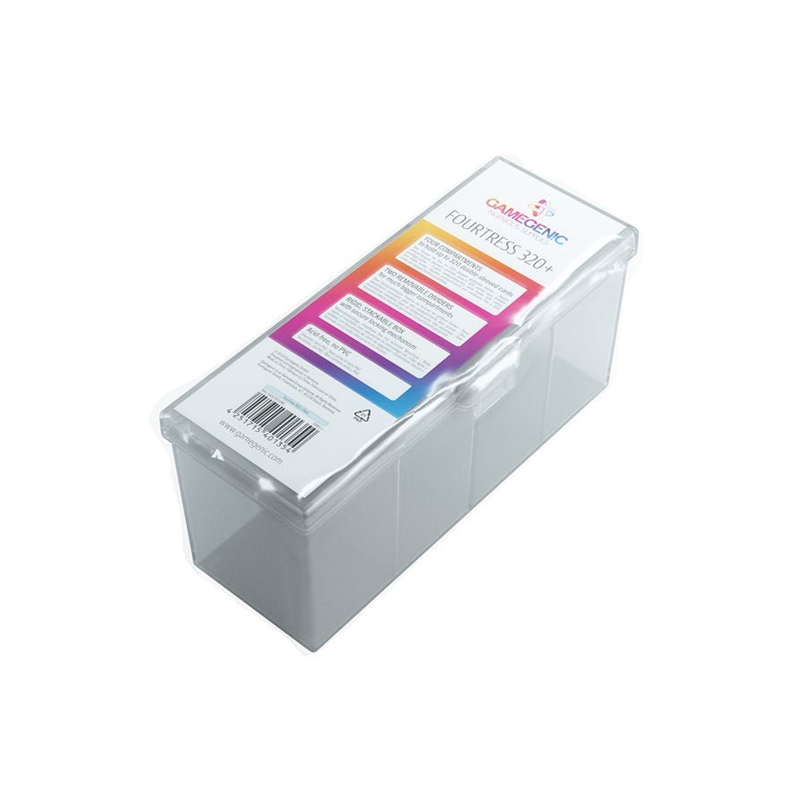 Gamegenic Deck Box: Fourtress: Clear (320 ct) - GamesLand Canada
