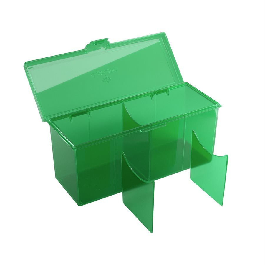 Gamegenic Deck Box: Fourtress: Green (320 ct) - GamesLand Canada
