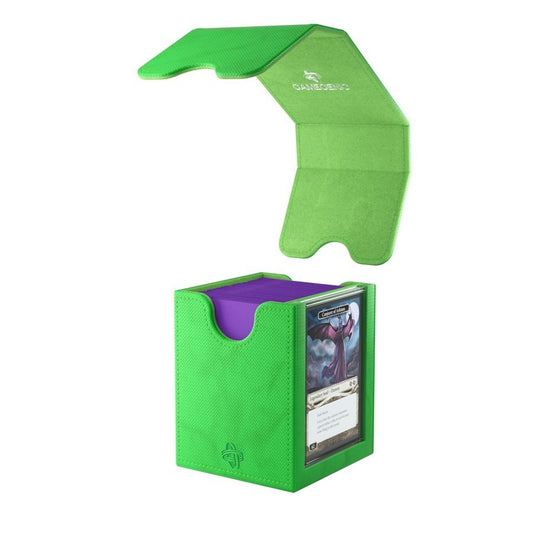 Gamegenic Deck Box: Squire Plus XL: Green (100 ct) - GamesLand Canada