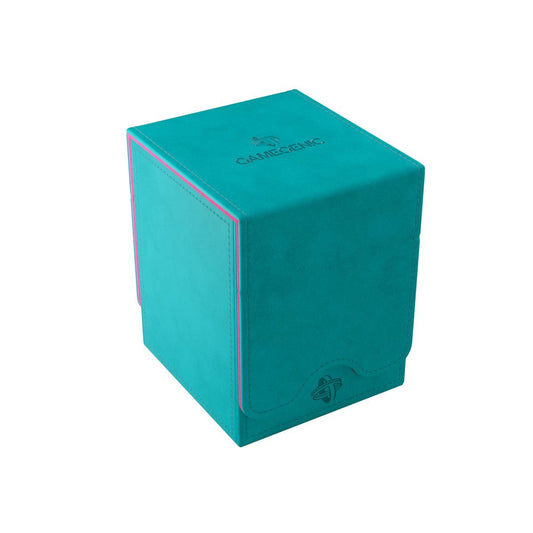 Gamegenic Deck Box: Squire XL: Teal / Pink (100 ct) - GamesLand Canada