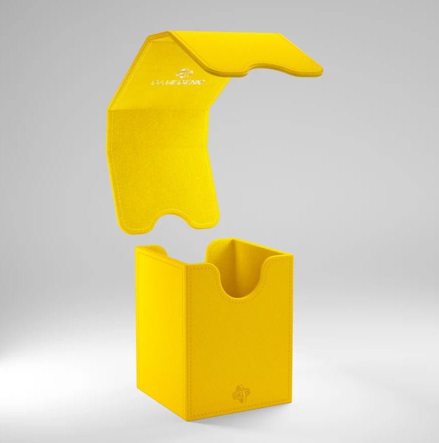 Gamegenic Deck Box: Squire XL: Yellow (100 ct) - GamesLand Canada