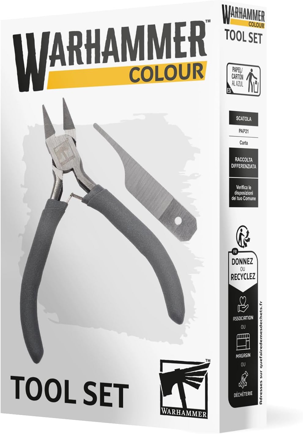 Games Workshop - Warhammer Colour: Tool Set (Starter Clippers and Starter Mouldline Scraper) - GamesLand Canada