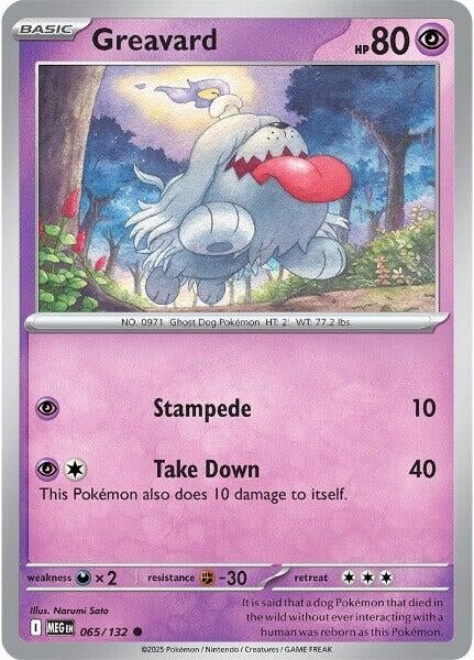 Greavard (065/132) (ME01: Mega Evolution) (MEG) - GamesLand Canada