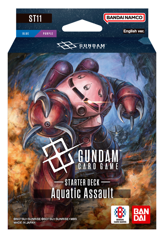 GUNDAM CG ST-11 AQUATIC ASSAULT STARTER DECK - GamesLand Canada