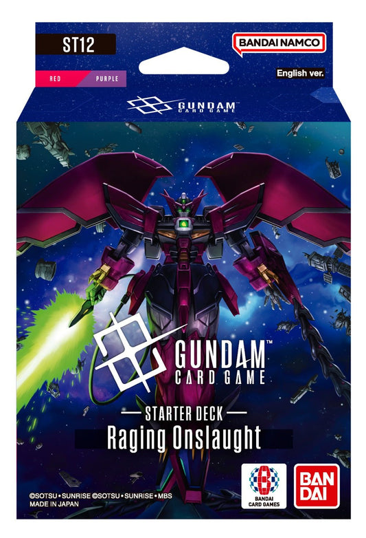 GUNDAM CG ST-12 RAGING ONSLAUGHT STARTER DECK - GamesLand Canada