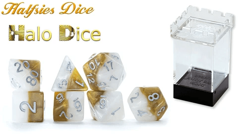 HALFSIES DICE - HALO DICE 7 - DIE SET - GamesLand Canada