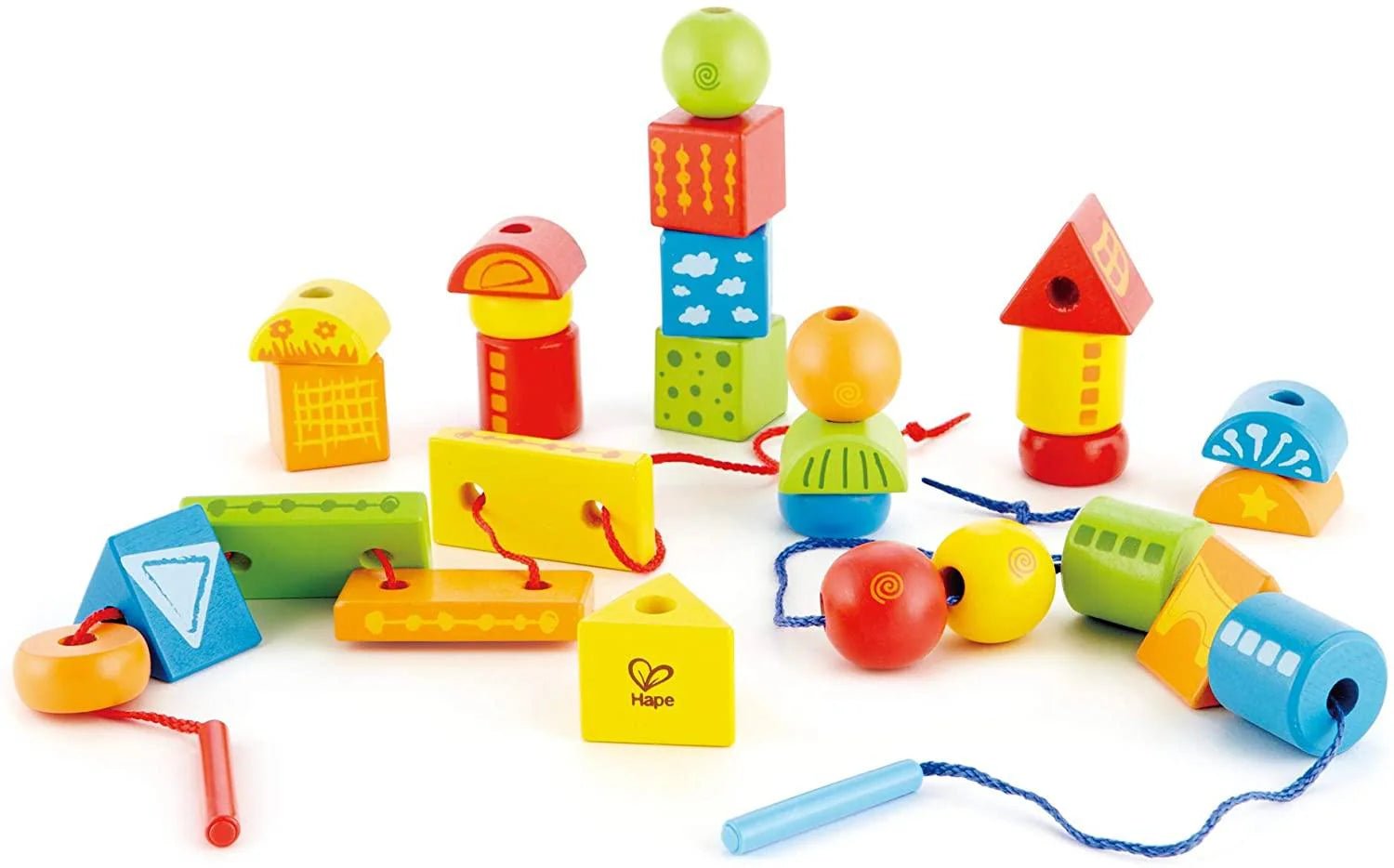 Hape - String - Along Shapes - GamesLand Canada