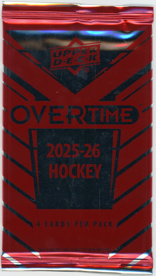 UPPER DECK OVERTIME HOCKEY PACK 2025-26
