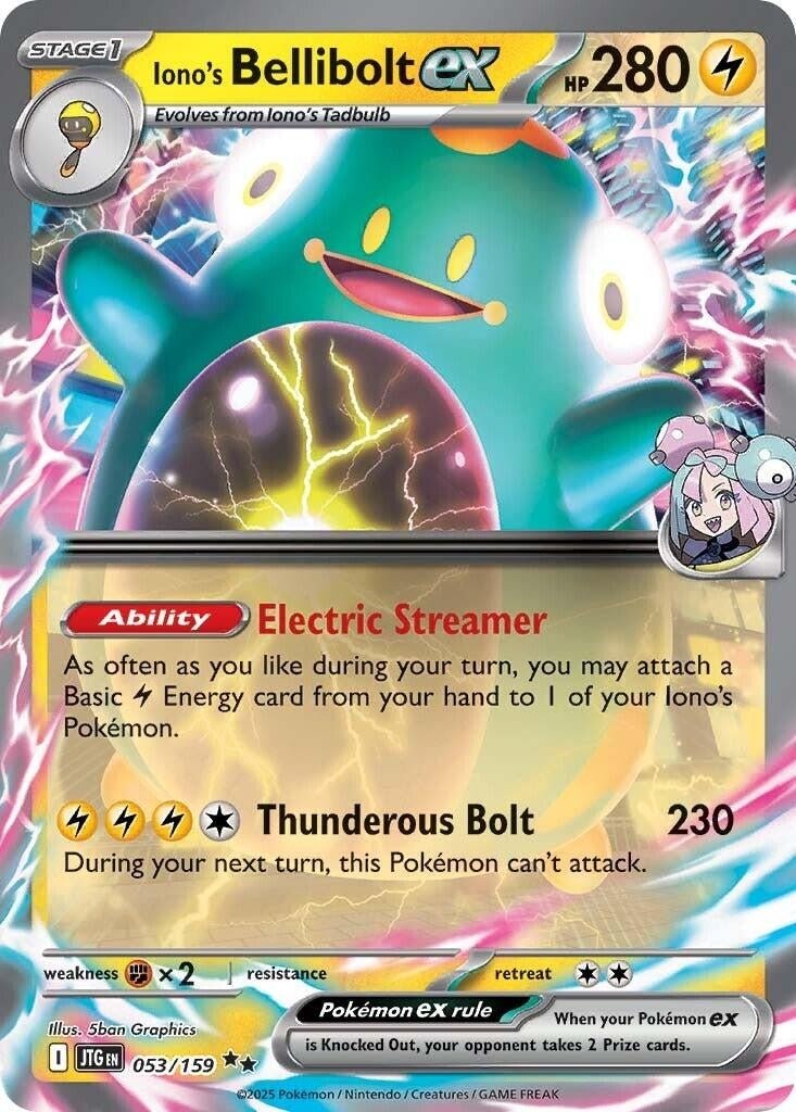 Iono's Bellibolt ex (053/159) (JTG) - GamesLand Canada
