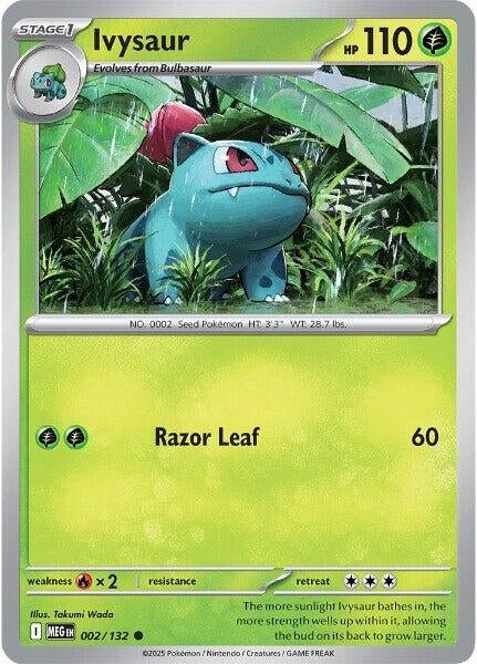 Ivysaur (002/132) (ME01: Mega Evolution) (MEG) - GamesLand Canada