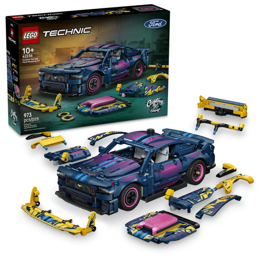 LEGO® Custom Garage Ford Mustang GT Car - 42236 - GamesLand Canada
