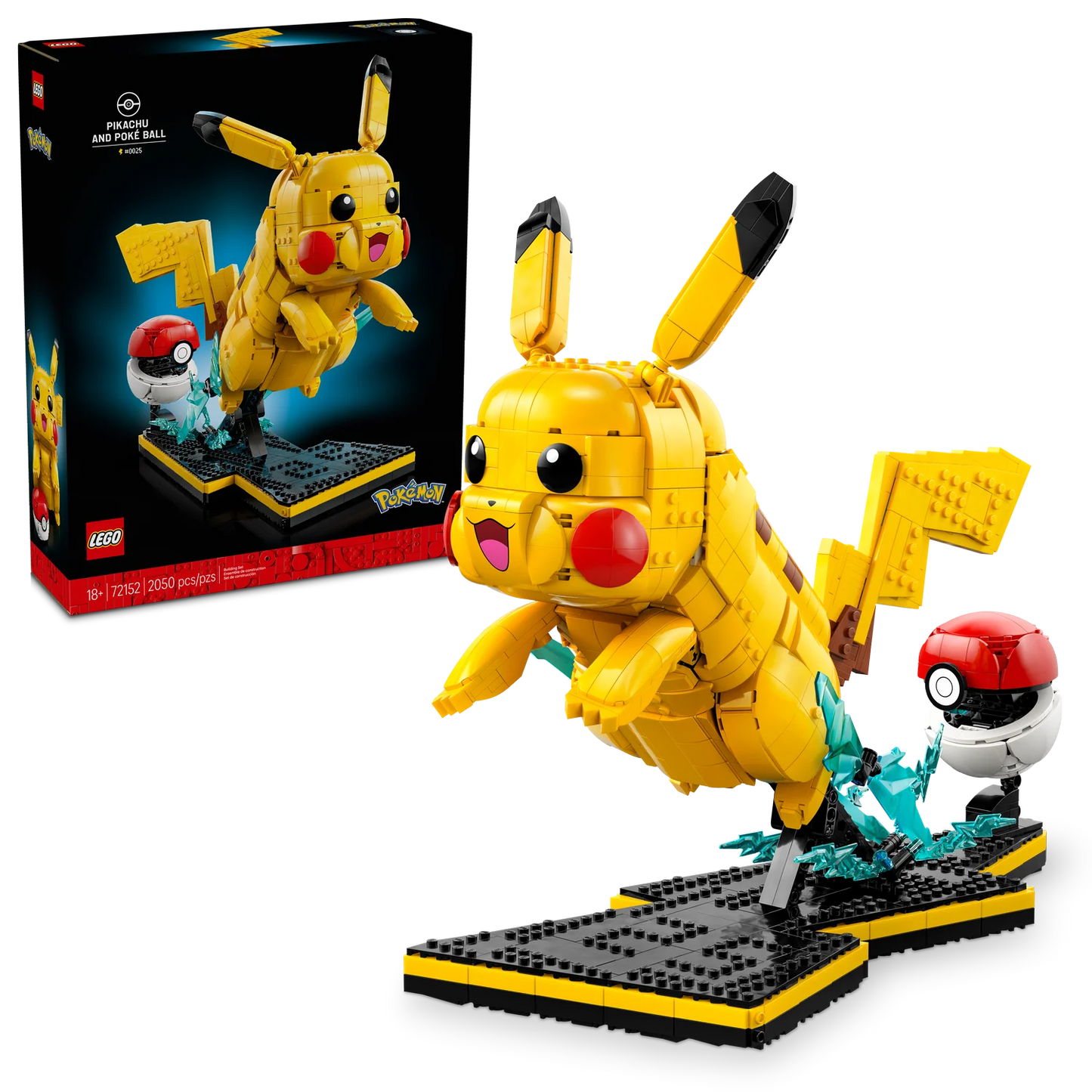 LEGO® Pokemon Pikachu and Poké Ball - 72152 - GamesLand Canada