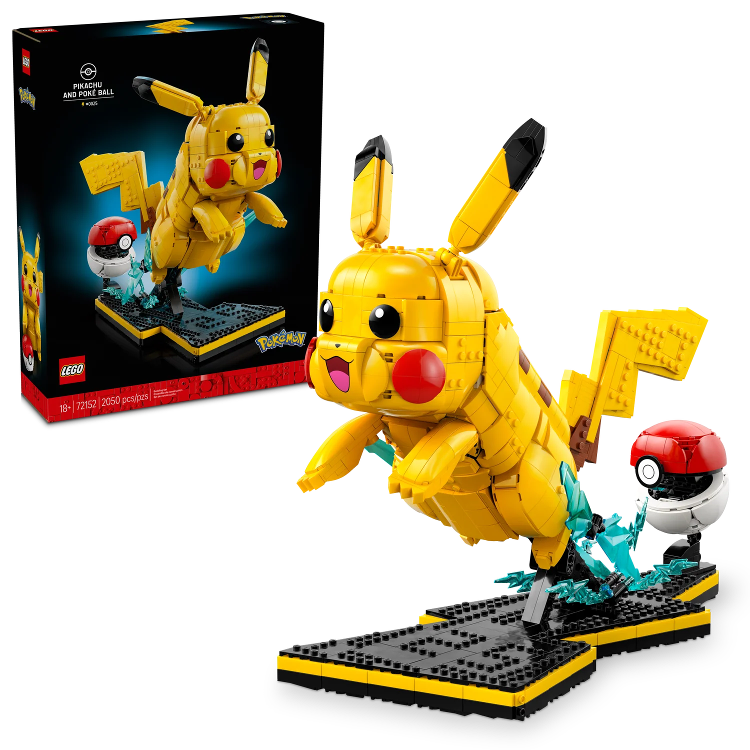 LEGO® Pokemon Pikachu and Poké Ball - 72152 - GamesLand Canada