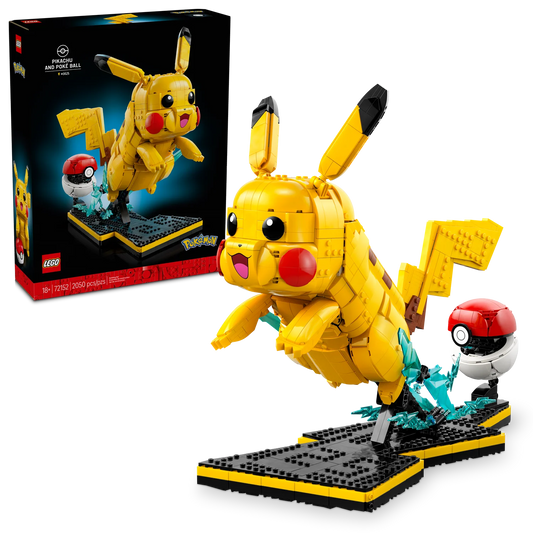 LEGO® Pokemon Pikachu and Poké Ball - 72152 - GamesLand Canada