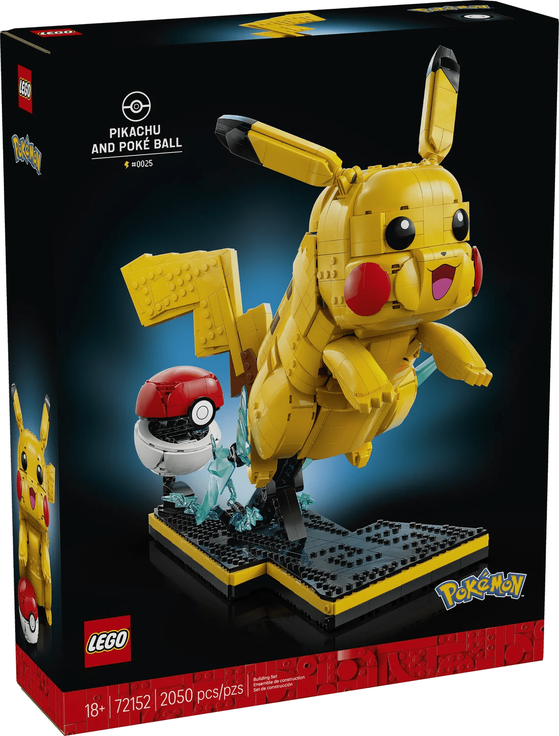 LEGO® Pokemon Pikachu and Poké Ball - 72152 - GamesLand Canada