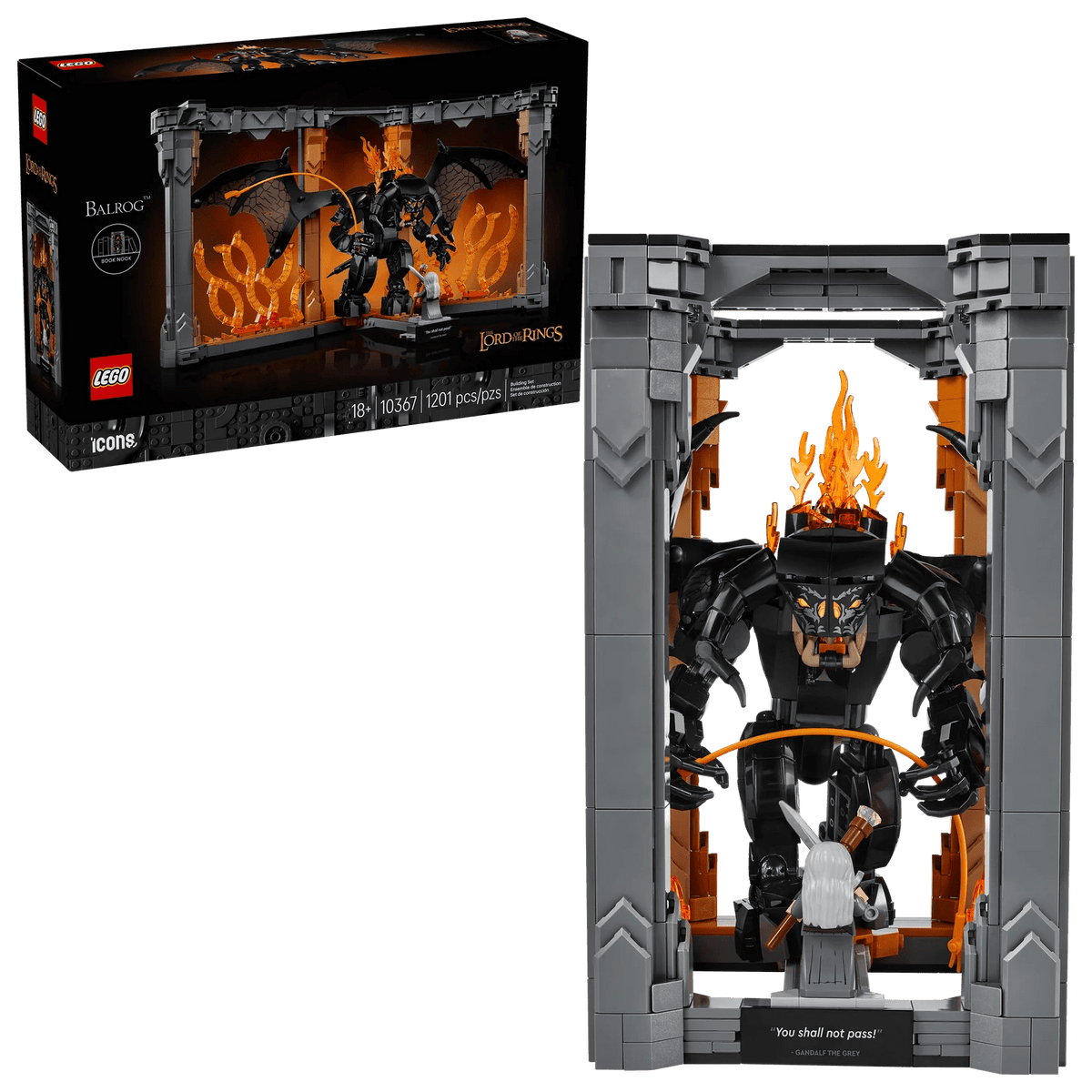 LEGO® The Lord of the Rings: Balrog™ Book Nook - 10367 - GamesLand Canada