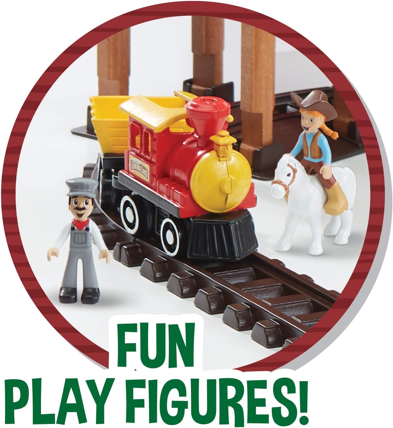 LINCOLN LOGS - 101PC SAWMILL TRAIN EXPRESS - GamesLand Canada