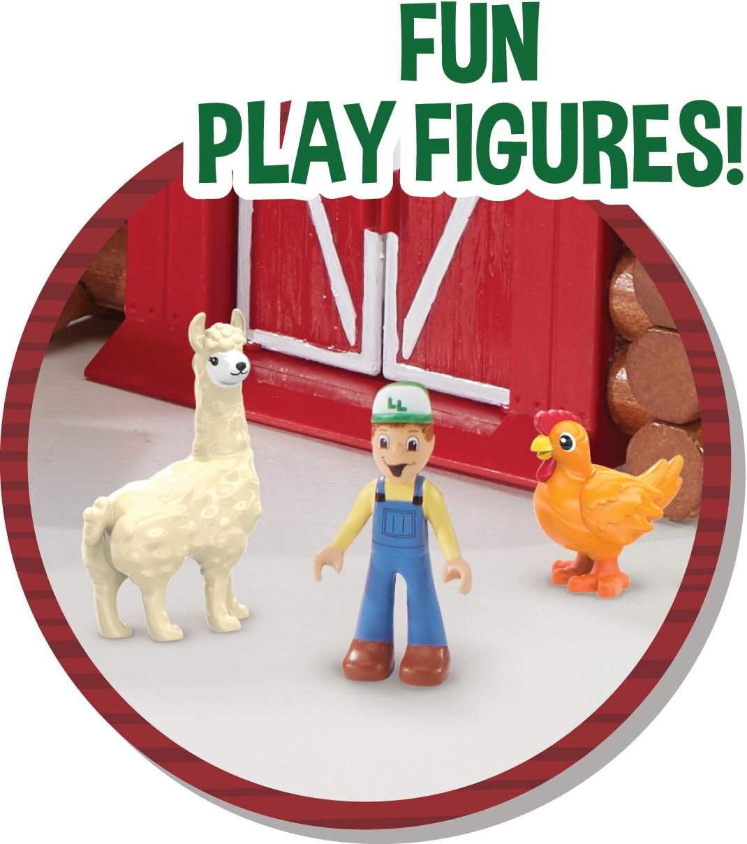 LINCOLN LOGS - 102PC FUN ON THE FARM - GamesLand Canada
