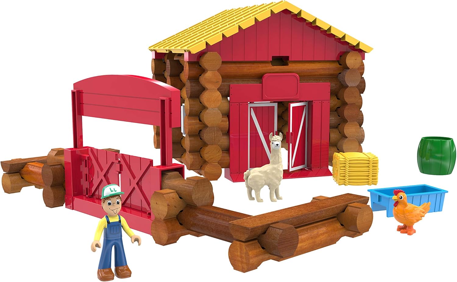 LINCOLN LOGS - 102PC FUN ON THE FARM - GamesLand Canada