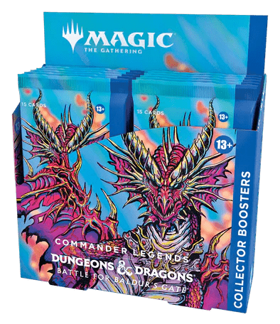 MAGIC: THE GATHERING COMMANDER LEGENDS BALDURS COLLECTOR BOOSTER PACK - GamesLand Canada