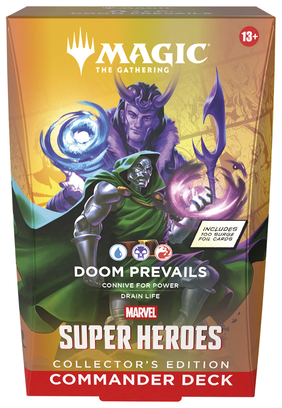 MAGIC THE GATHERING: MARVEL SUPER HEROES COMMANDER COLLECTORS EDITION - SET OF 4 (Pre - Order) - GamesLand Canada