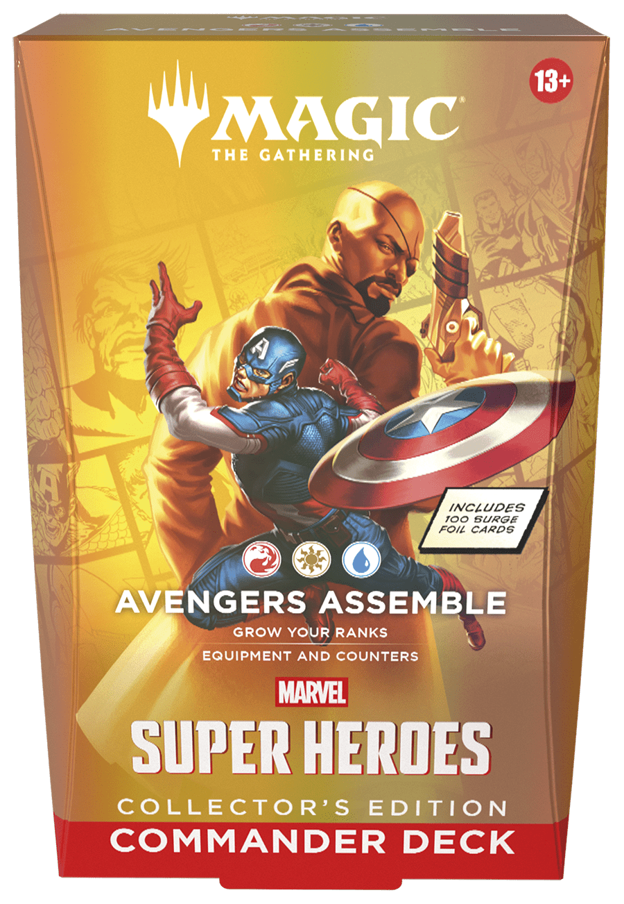 MAGIC THE GATHERING: MARVEL SUPER HEROES COMMANDER COLLECTORS EDITION - SET OF 4 (Pre - Order) - GamesLand Canada