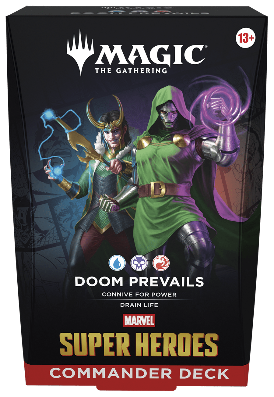 MAGIC THE GATHERING: MARVEL SUPER HEROES COMMANDER DECK - DOOM PREVAILS - GamesLand Canada