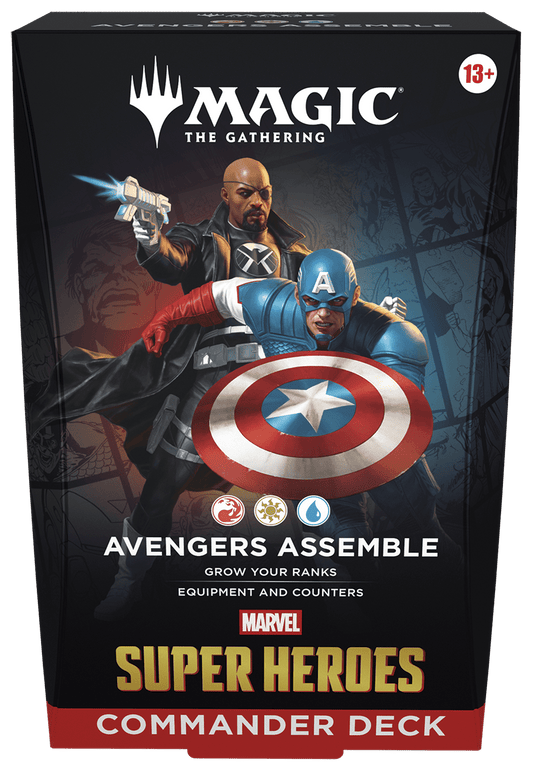 MAGIC THE GATHERING: MARVEL SUPER HEROES COMMANDER DECK - SET OF 4 (PRE - ORDER) - GamesLand Canada