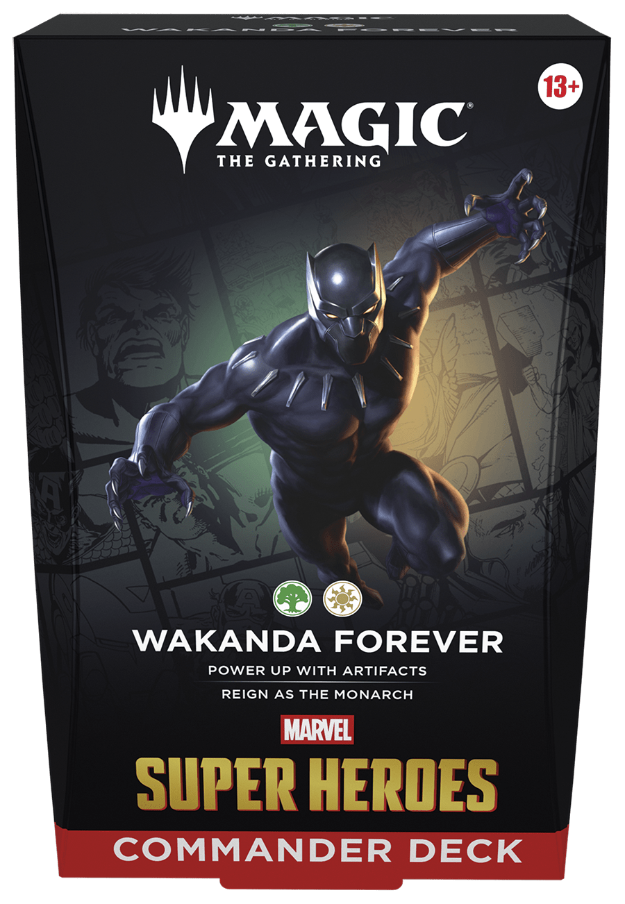 MAGIC THE GATHERING: MARVEL SUPER HEROES COMMANDER DECK - SET OF 4 (PRE - ORDER) - GamesLand Canada