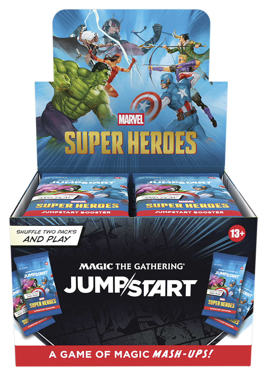 MAGIC THE GATHERING: MARVEL SUPER HEROES JUMPSTART BOOSTER BOX (PRE - ORDER) - GamesLand Canada