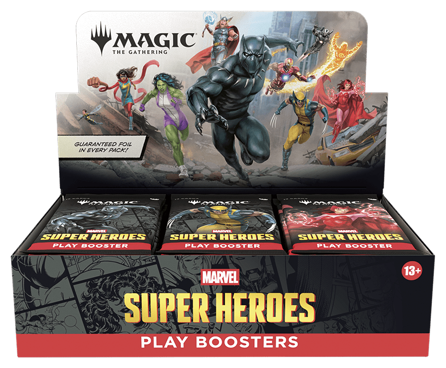 MAGIC THE GATHERING: MARVEL SUPER HEROES PLAY BOOSTER BOX (PRE - ORDER) - GamesLand Canada
