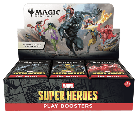 MAGIC THE GATHERING: MARVEL SUPER HEROES PLAY BOOSTER BOX (PRE - ORDER) - GamesLand Canada