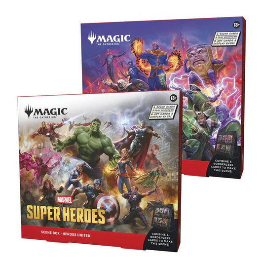 Magic The Gathering: Marvel Super Heroes - Scene Box - Set of 2 (Pre - Order) - GamesLand Canada