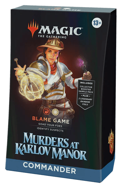 MAGIC THE GATHERING - Murders at Karlov Manor - Commander Deck - Blame Game - GamesLand Canada