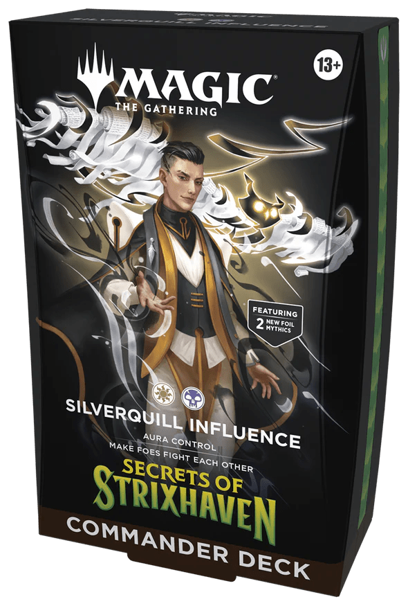 Magic The Gathering Secrets of Strixhaven - Commander Deck - Silverquill Influence - GamesLand Canada