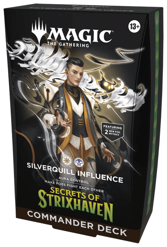 Magic The Gathering Secrets of Strixhaven - Commander Deck - Silverquill Influence - GamesLand Canada