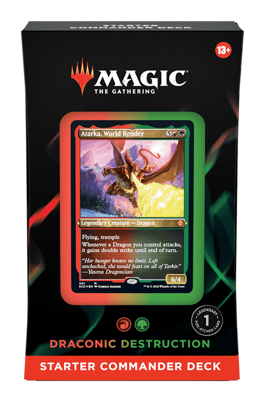 Magic The Gathering: Starter Commander Deck - Draconic Destruction - GamesLand Canada