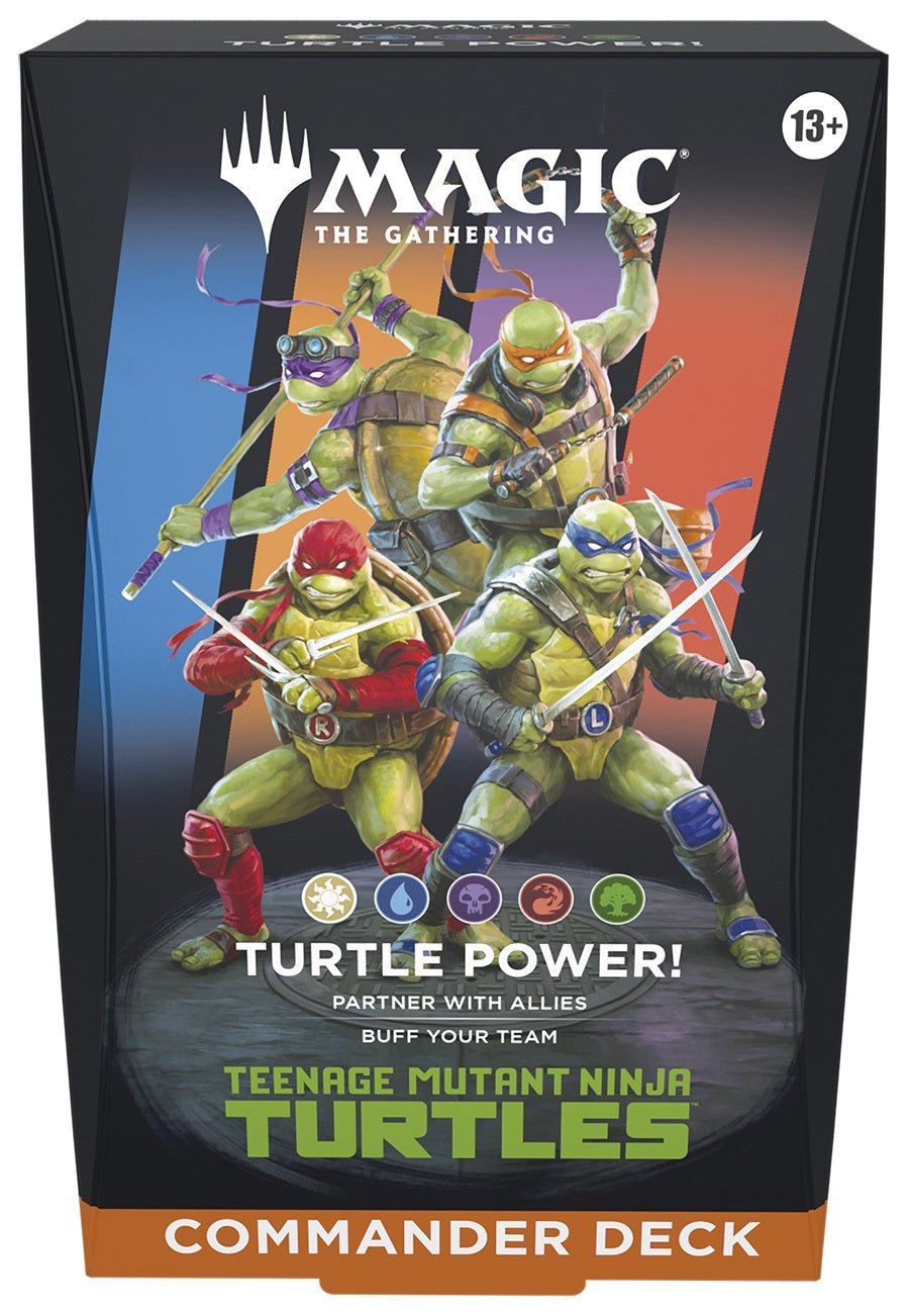 MAGIC THE GATHERING TEENAGE MUTANT NINJA TURTLES COMMANDER DECK (PRE - ORDER) - GamesLand Canada
